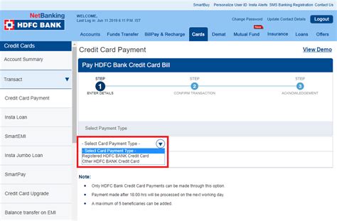 Hdfc Netbanking Steps To Login Registration Reset Ipin All