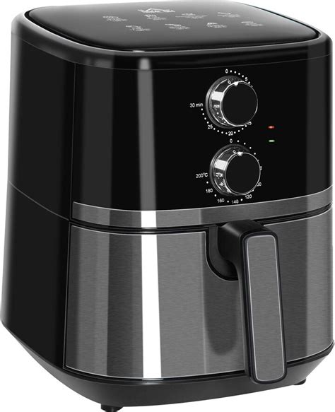 Homcom Air Fryer 1500w 45l Air Fryers Oven Rapid Air Circulation And Timer Shopstyle