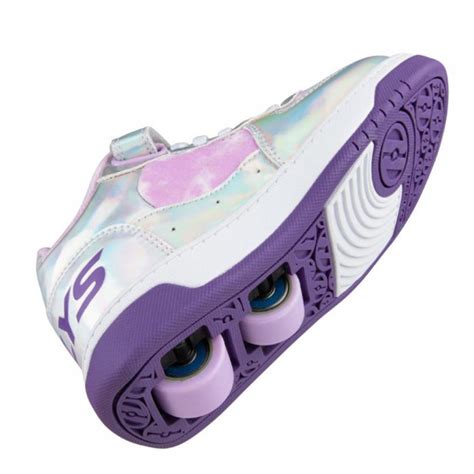 Heelys Reserve Low X2 Silver Holo Lavender Skates Ro