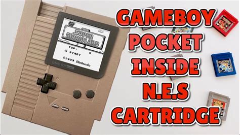 Gameboy Inside A Nes Nintendo Entertainment System Cartridge Youtube