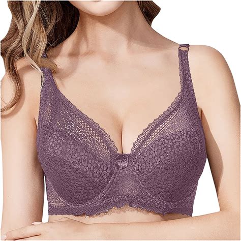 Lbskus Summer Savings Women Lace Push Up Thin Bras Underwires Full