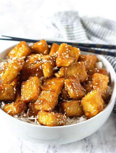 Sesame Tofu Healthier Steps