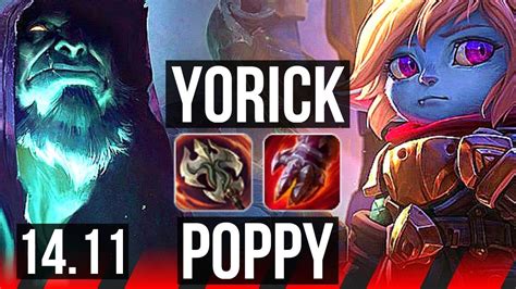 Yorick Vs Poppy Top 4 1 14 500 Games 38k Dmg Euw Diamond 14