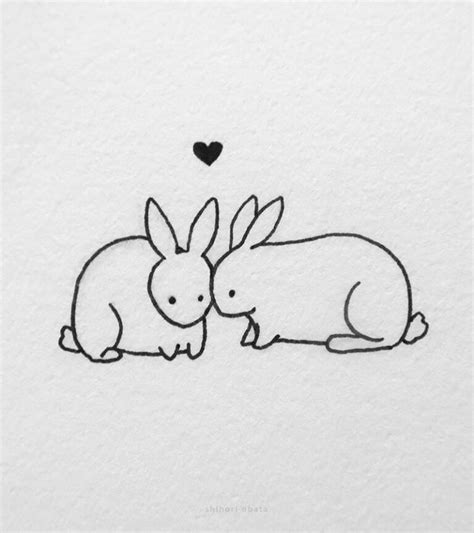 20 Cute Easy Bunny Rabbit Drawing Ideas Rabbit Drawing Bunny Drawing