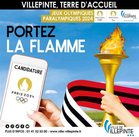 Flamme Olympique Ville De Villepinte