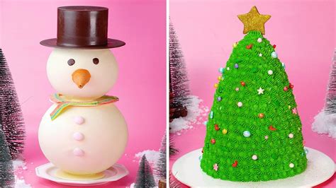 Merry Christmas Cake Recipes Beautiful Christmas Cake Decorating Ideas So Yummy Youtube