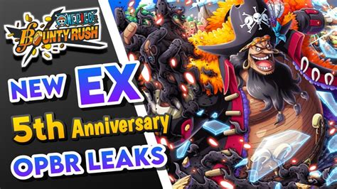 New Ex Black Beard Opbr Th Anniversary One Piece Bounty Rush