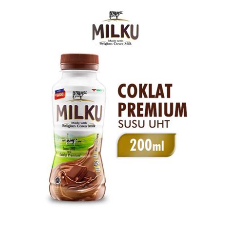 Jual Susu Milku UHT Rasa Cokelat 12 Botol Shopee Indonesia