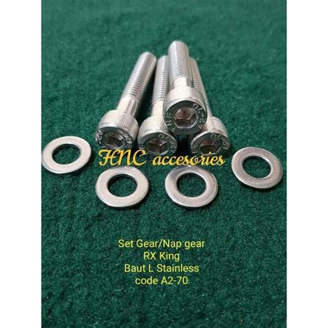 Jual Baut L Stainless Set Gear Atau Nap Gear Rx King Kode Y