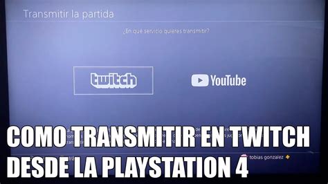 Cómo hacer directo en Twitch desde PS4