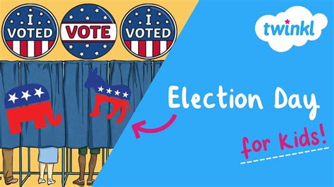 🇺🇸 Election Day For Kids 5 November Voting Process Democracy For