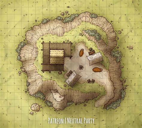 Oc Art Hilltop Watchtower Battlemap Rdnd