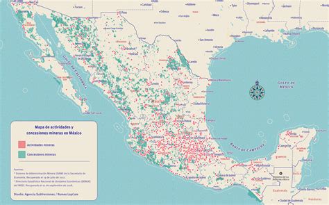 Minería en México mapa interactivo SubVersiones