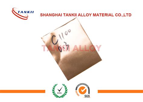 Pure Copper Sheet C C High Hardness Values Copper