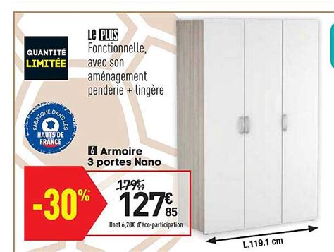 Promo Armoire 3 Portes Nano Chez Conforama ICatalogue Fr