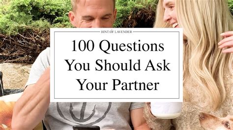 How To Connect With Your Partner Ask These Questions Youtube