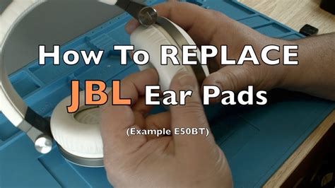 How To Replace The Ear Pads On A Jbl Headphone Youtube