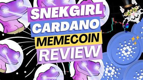 Snekgirl Ada Cardano Memecoin Review Youtube