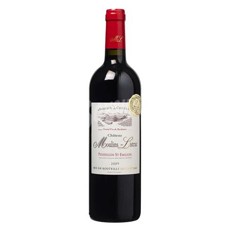 Chateau Moulins Listrac Vino Tinto Francés 75 Cl