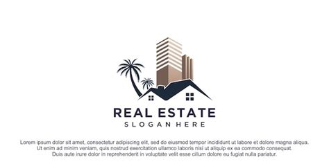 Premium Vector Real Estate Logo With Creative Design Premium Vector