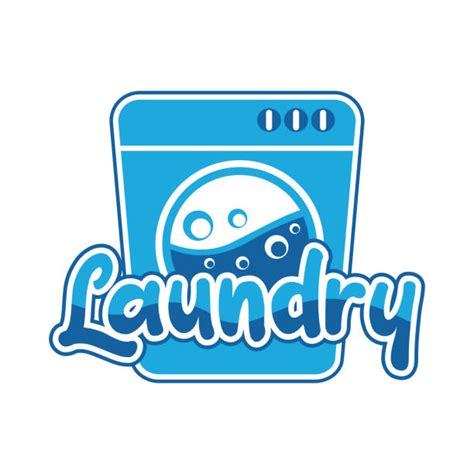 Laundry Service Logo Badge Illustrations, Royalty-Free Vector Graphics ...