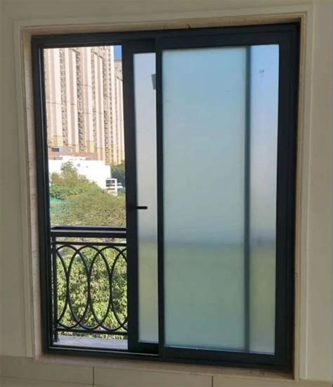 Aluminium 2 Track Sliding Glass Window At Rs 230 Sq Ft Aluminium