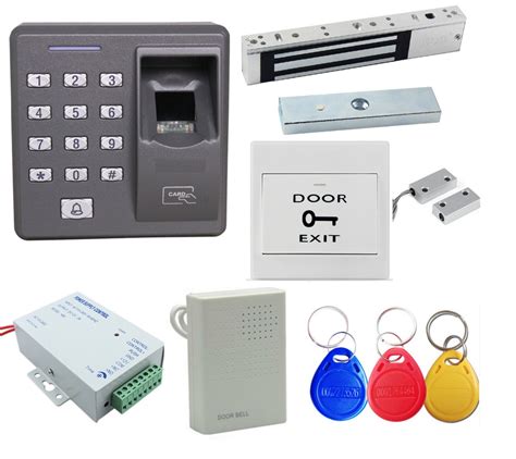 Fingerprint Password 125khz Rfid Card Biometric Access Control And Biometric Door Lock Entry Kit