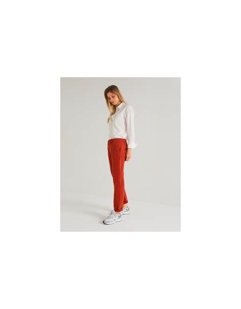 Pantalon Chino Suzie Red Clay Braderie Reiko Reiko Jeans