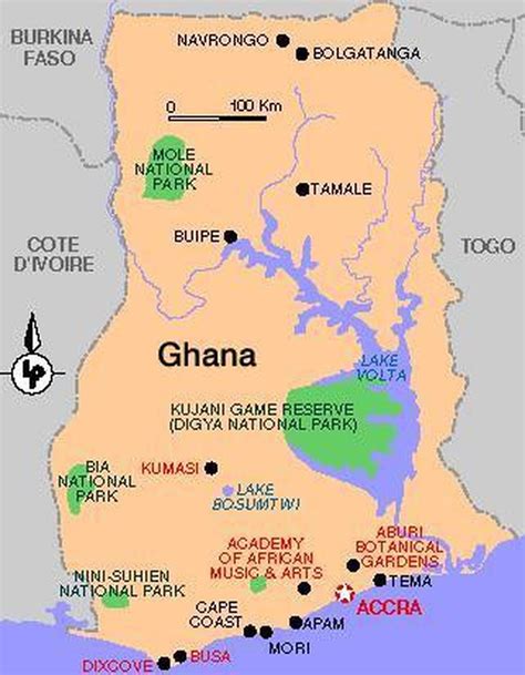 Map Of The Ghana Empire