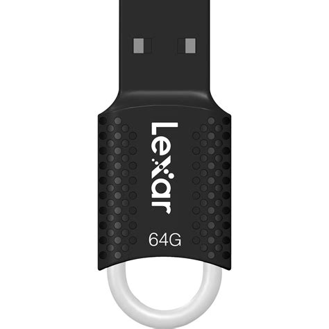 Lexar 64GB JumpDrive V40 USB Flash Drive Black LJDV40 64GABVNA