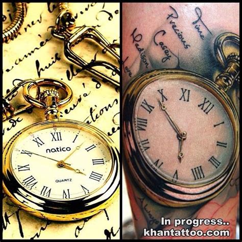 Time Tattoo by Khan | Time tattoos, Cool tattoos for guys, Tattoos for guys