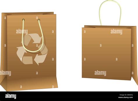 Recycled Shopping Bags Stock Vector Image Art Alamy