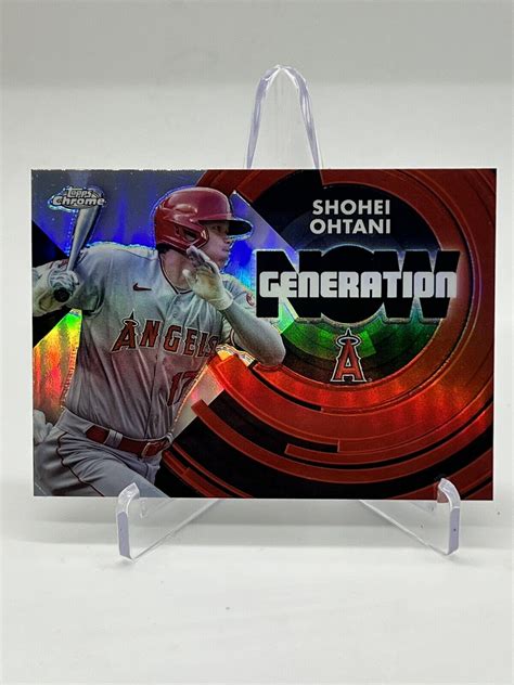 2022 Topps Chrome GNC 5 Shohei Ohtani Generation Now Refractor Angels