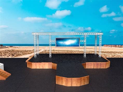 El Sahel Beach Stage On Behance