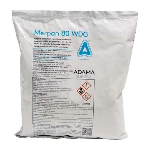 Fungicid MERPAN 80 WDG Cu Actiune De Contact Preventiva