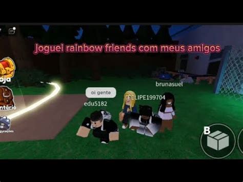 Joguei Rainbow Friends Os Meus Amigos Youtube