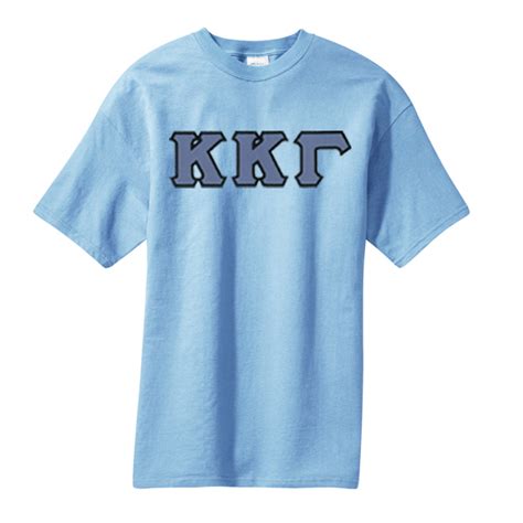 Kappa Kappa Gamma Greek Letter T Shirt Kappa Kappa Gamma Sorority