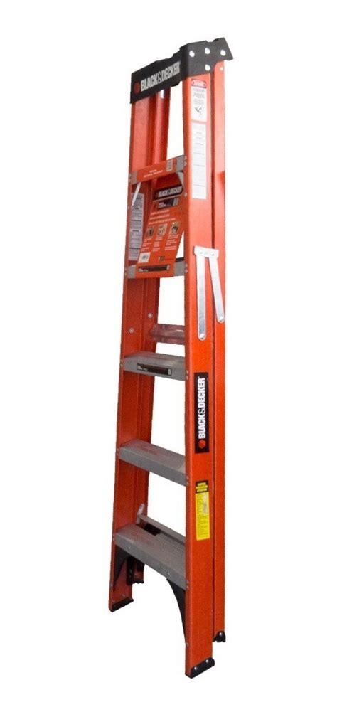 Escalera Dieléctrica Tijera Black Decker 6 Escalones 182cm TIENDASUR