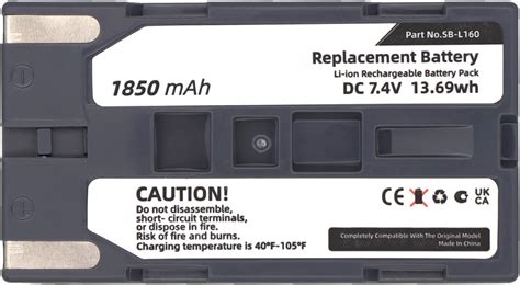 Sb L110a Replacement Battery For Samsung Sclscwvp Series Fits Part