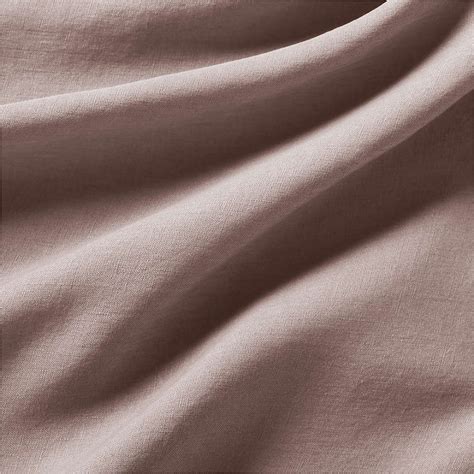 New Natural European Flax Certified Linen Moody Mauve Queen Bed Sheet