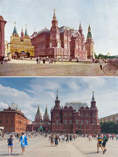 Before and after: How Moscow looked in the 19th century and today ...