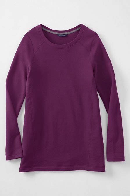 Womens Activewear Tunic Sweatshirt From Lands End Tunic Sweatshirt