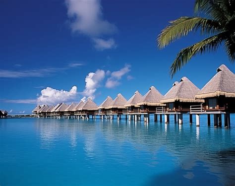 Marriott Koroitara Bora Bora Bora Bora Beach Resort Background