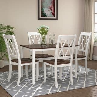 Piece Wooden Dining Set Breakfast Nook Dining Table Set W Rectangular