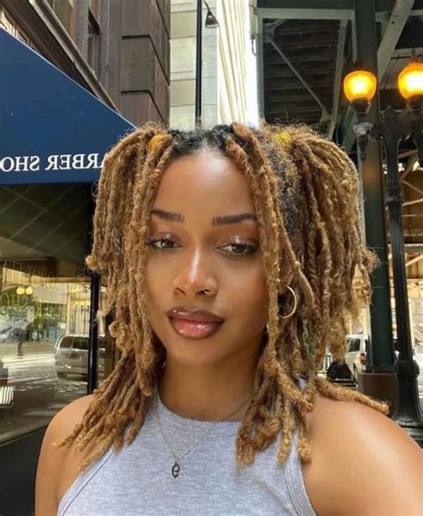 Locs Styling Locs Coloured Locs Blonde Locs Short Locs Hairstyles Natural Hair Styles Locs