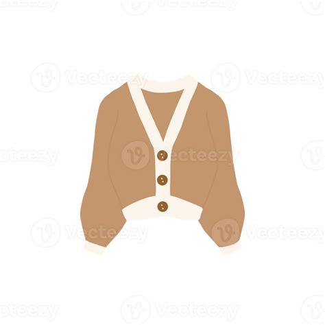 Hand Drawn Cardigan Illustration 23271437 PNG