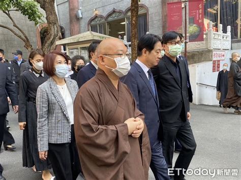 陪賴清德佛光山弔唁星雲 周春米 祈願 「乘願再來，造福眾生」 Ettoday政治新聞 Ettoday新聞雲