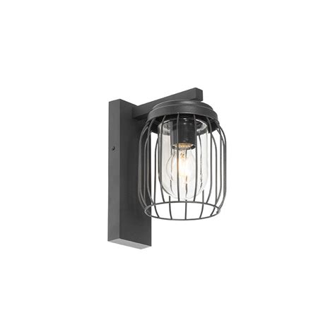 Moderne Buiten Wandlamp Zwart IP44 Luc