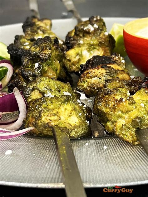 Hariyali Chicken Tikka Kebab Recipe The Curry Guy