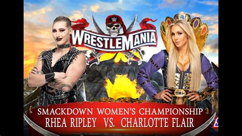 Wwe 2k22 Rhea Ripley Vs Charlotte Flair Smackdown Womens Championship